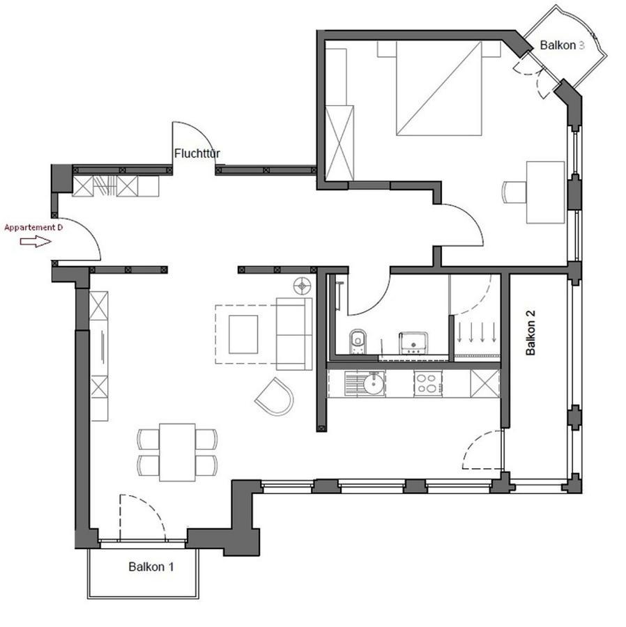 Appartements Am Kurpark Bad Pyrmont Ngoại thất bức ảnh